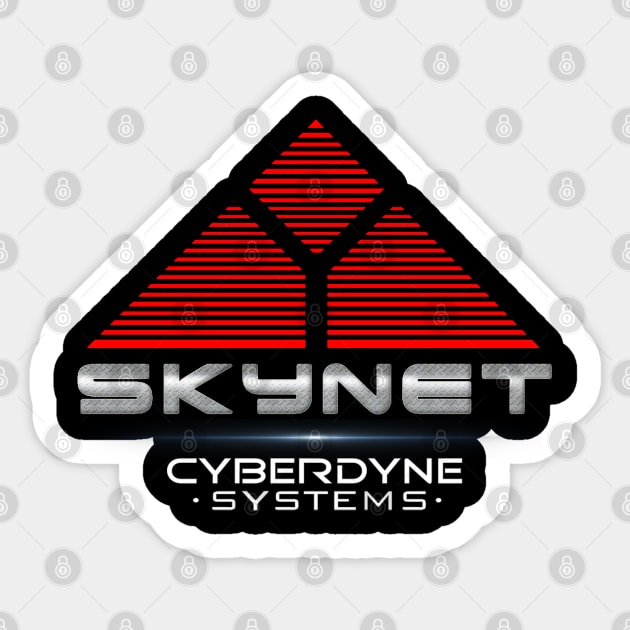 Skynet Cyberdyne Systems Sticker by NotoriousMedia